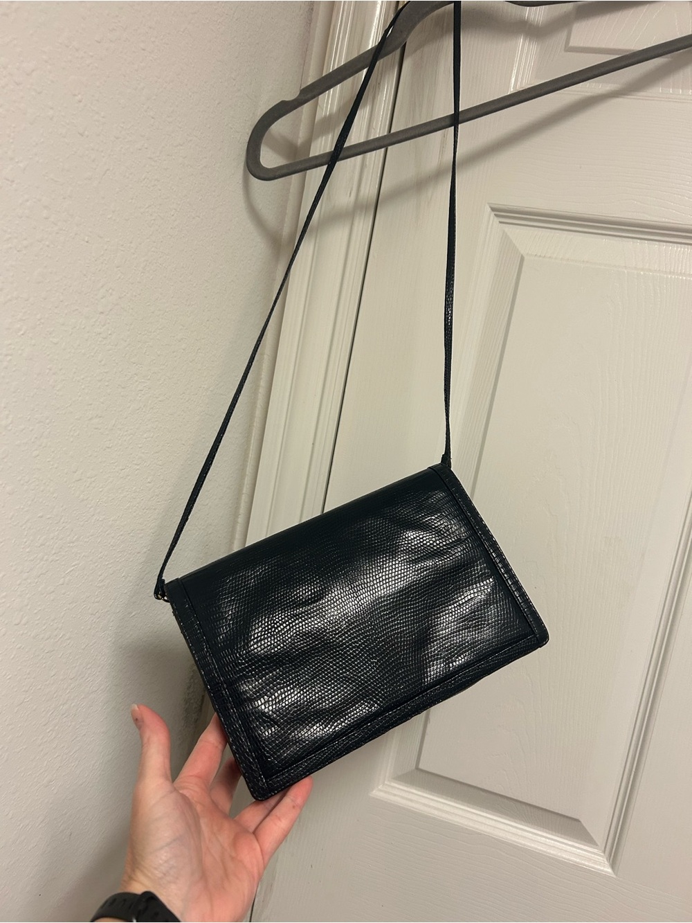 Vintage navy Crossbody Shoulder Bag - Classic Women's Bag